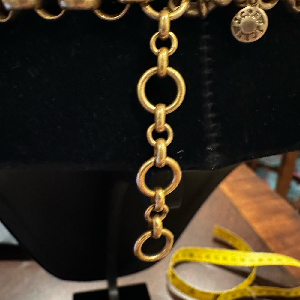 J. Crew Gold and Navy Tassel Necklace - Picture 9 of 12